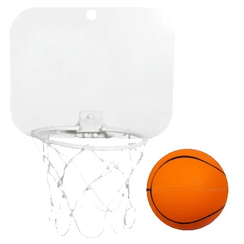 Mini Basketball Backboard w/4" Imprinted Foam Basketball view 2