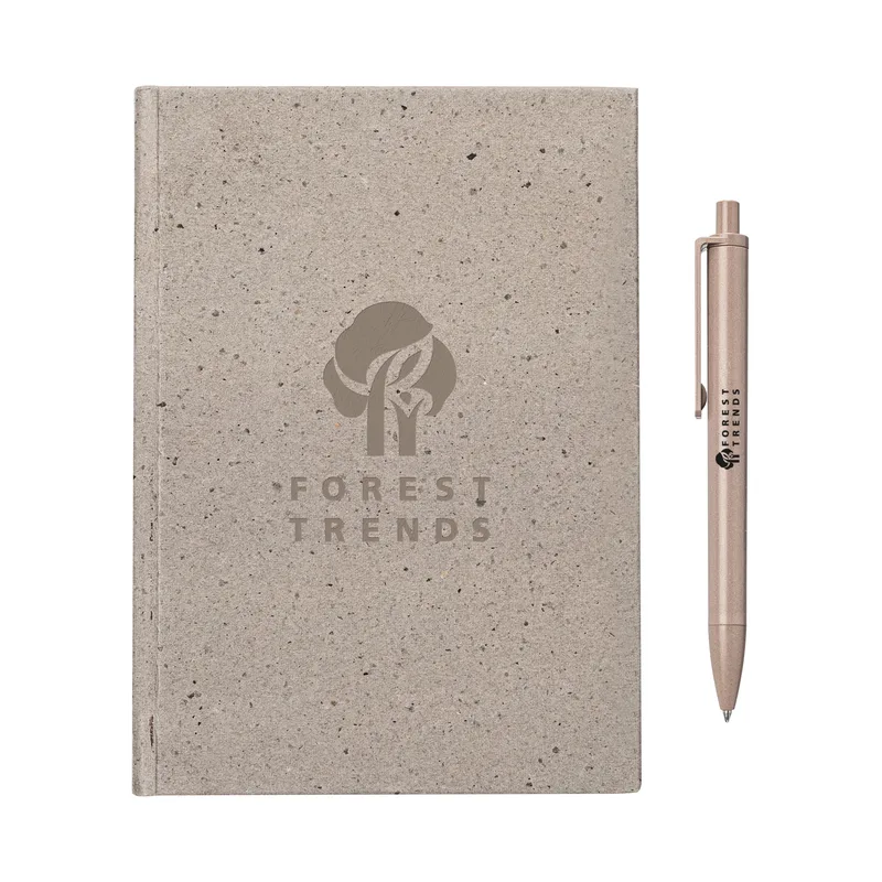 Journal & Algo Pen, Grey/Brown