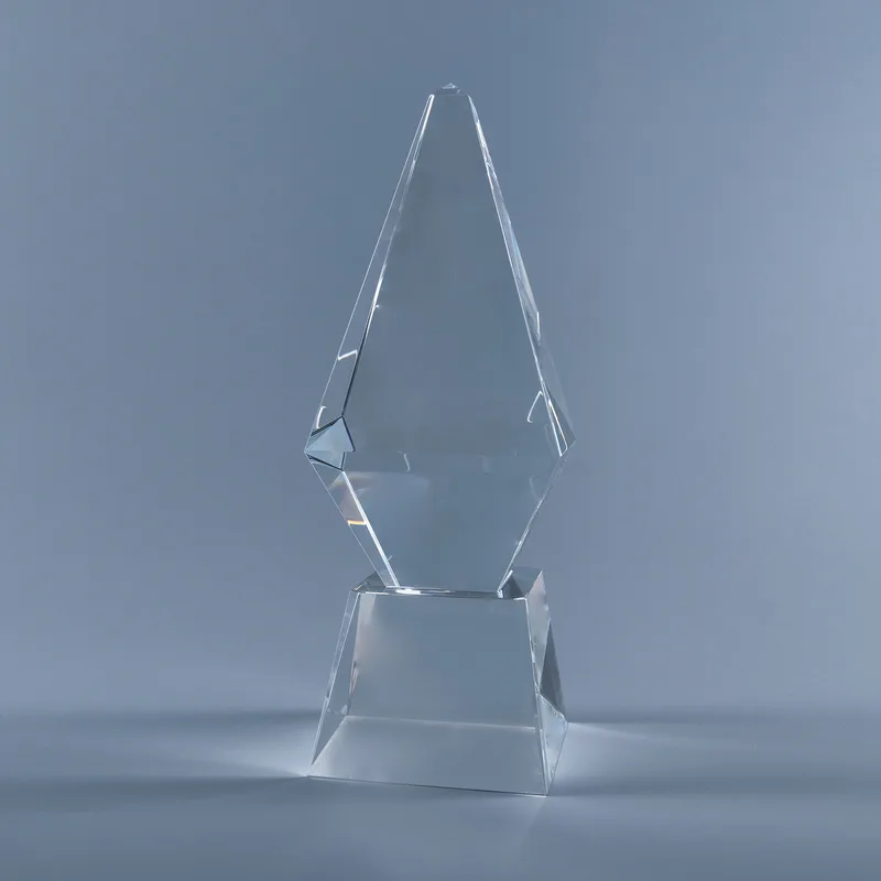 10" Homage Crystal Award view 3