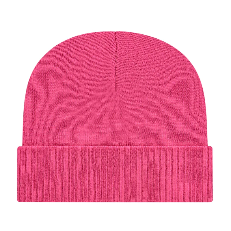 Knit Cap With Ribbed Cuff view 5