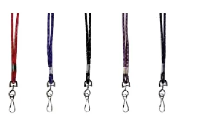 Braided "Bling" Lanyard w/swivel J hook