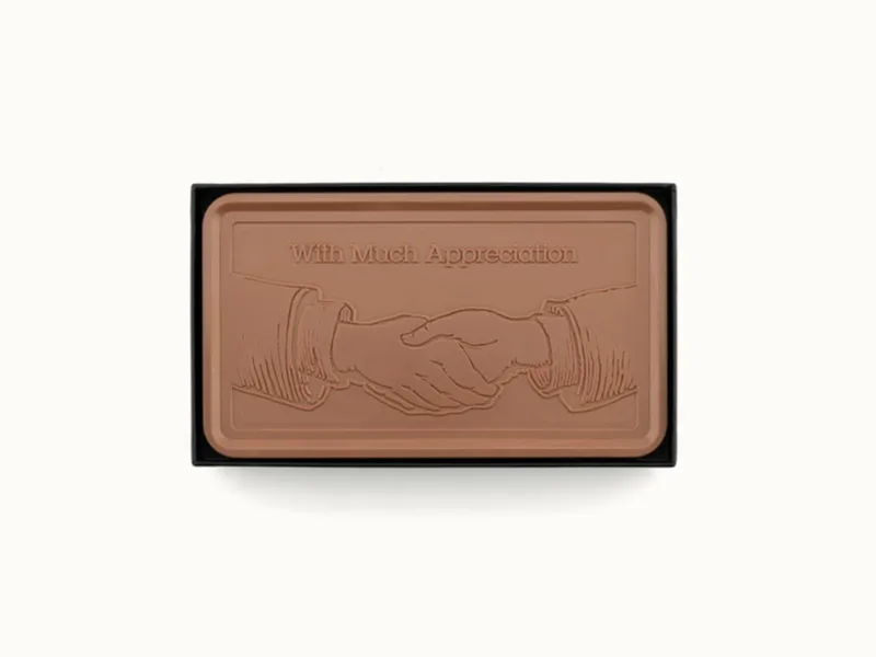 Appreciation Epic 1lb. Chocolate Bar with Personalized Packaging view 3