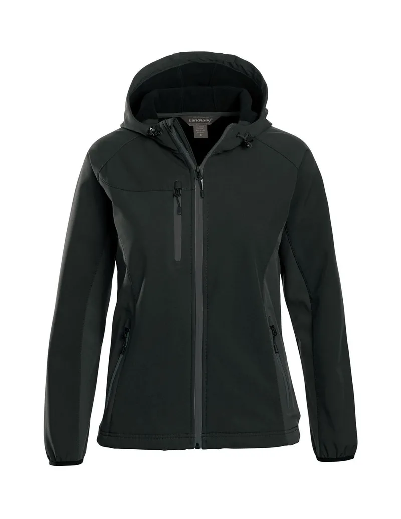 Ladies' Mckinley Hooded Soft Shell Jacket view 3