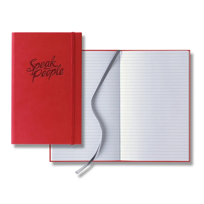 Castelli Tucson Banded Medio Lined White Page Journal view 7