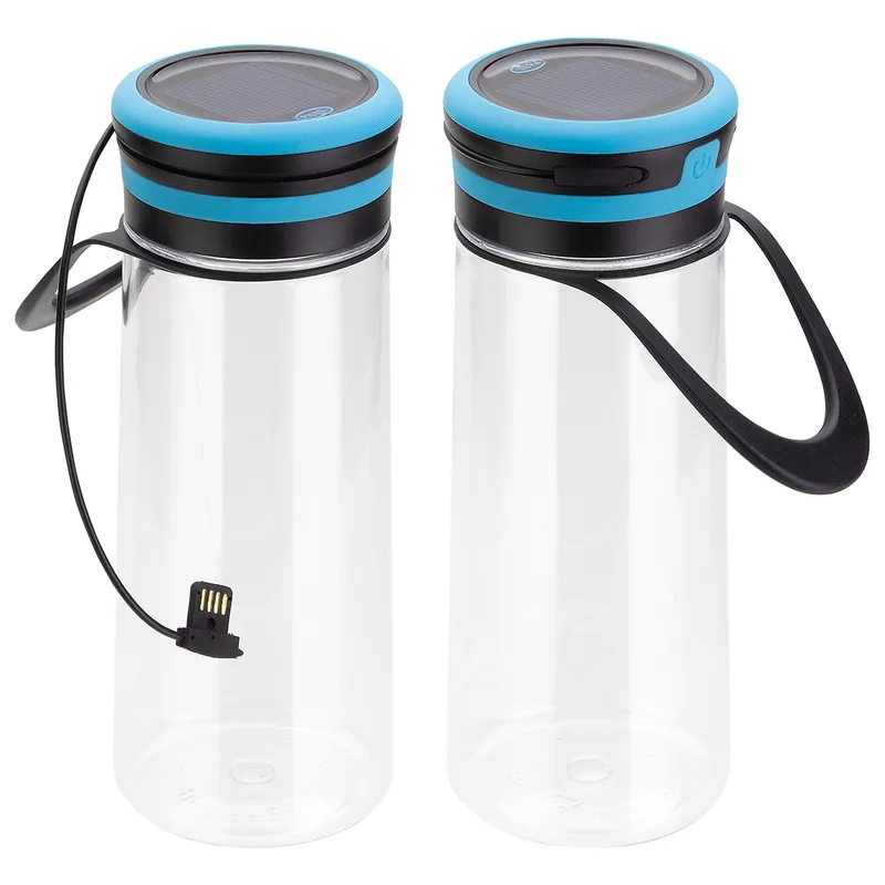 Light-Up 20 oz Tritan® Bottle + Solar Lantern view 2
