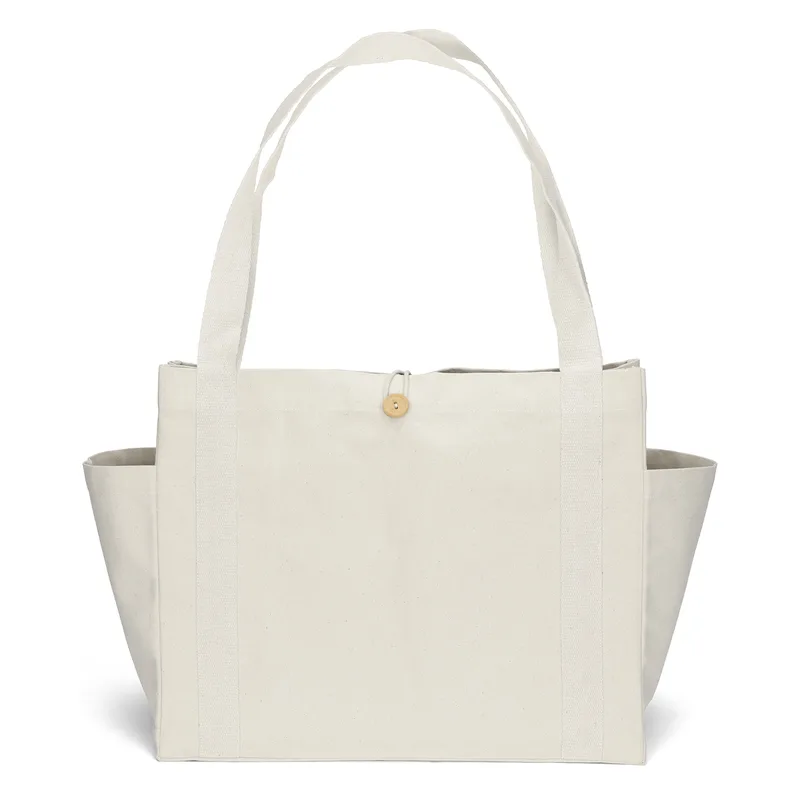 Sandford™ Deluxe Canvas Tote - Sparkle (18" x 8" x 15") view 2