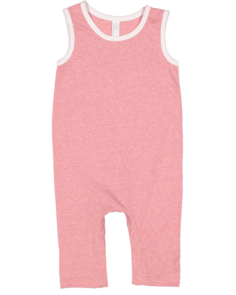 Rabbit Skins Infant Harborside Melange Tank Romper view 3