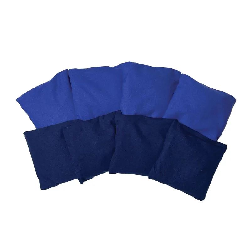 Portable Cornhole, 4 Navy & Royal Bean Bags view 2