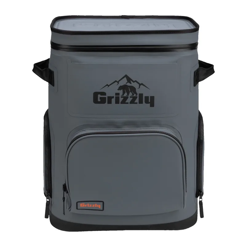 Grizzly Drifter 24 Backpack Cooler - Stealth Gray
