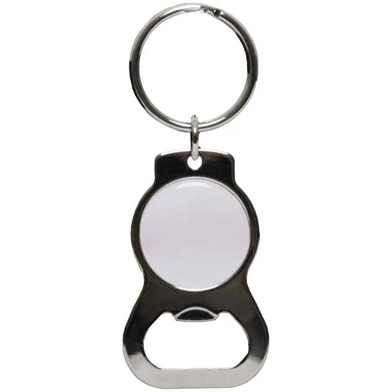 Rounded Key Chain Bottle Opener view 2
