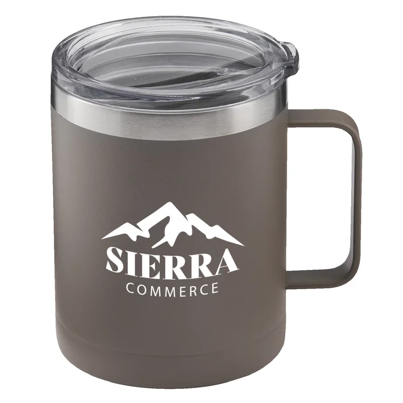 14 Oz. Powder Coated Stainless Steel Camping Mug view 7
