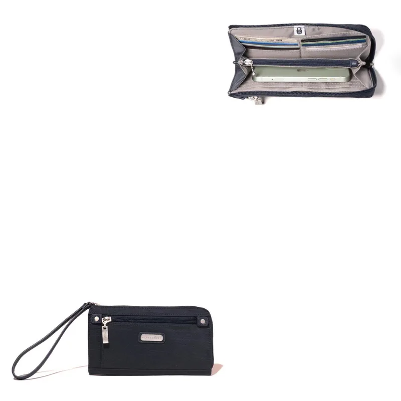 Baggallini® Zip Around Wallet - French Navy Blue