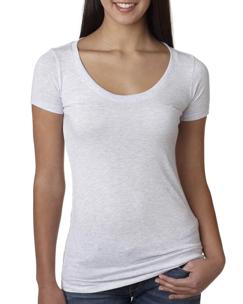 NEXT LEVEL APPAREL Ladies' Triblend Scoop
