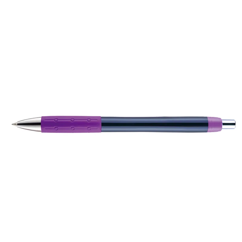 Purple/Black/Silver Blank Back View