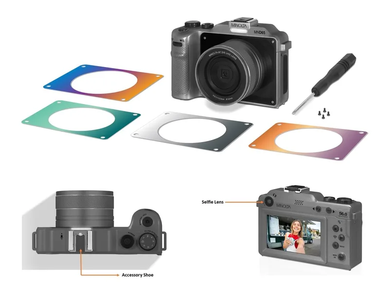 Minolta 56Mp/4K Autofocus Digital Camera