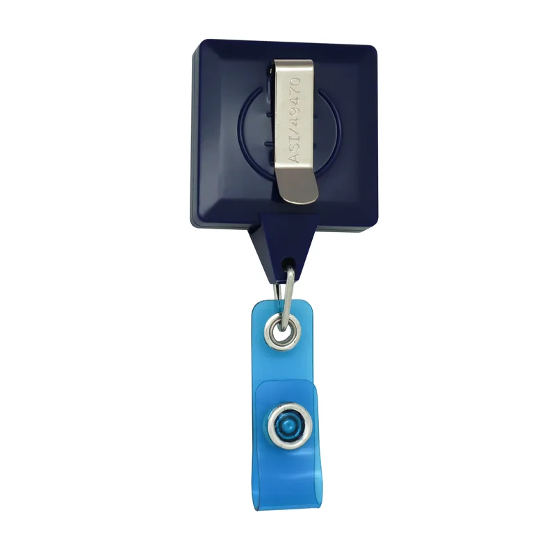 Jumbo Square Retractable Badge Reel w/belt Clip view 6
