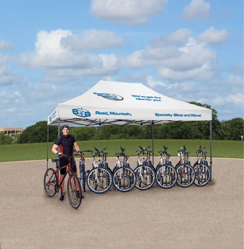 15' Premium Tent Kit (Imprinted, 12 Locations) view 6
