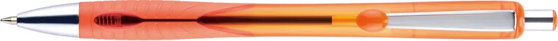 Translucent Orange/Silver Blank Clip View