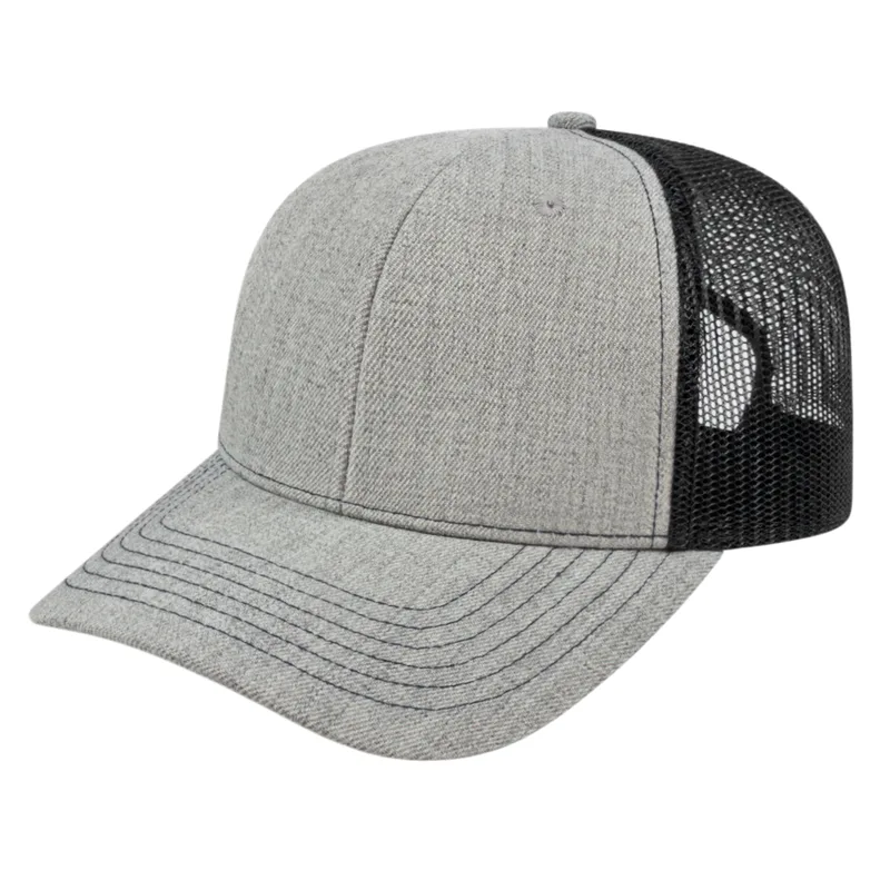 Blended Wool Acrylic Trucker Cap view 3