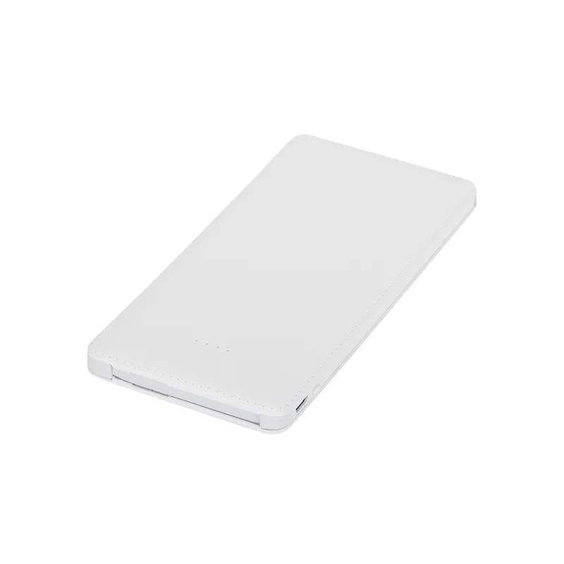 Slim Textured Built-in Cable Power Bank view 4