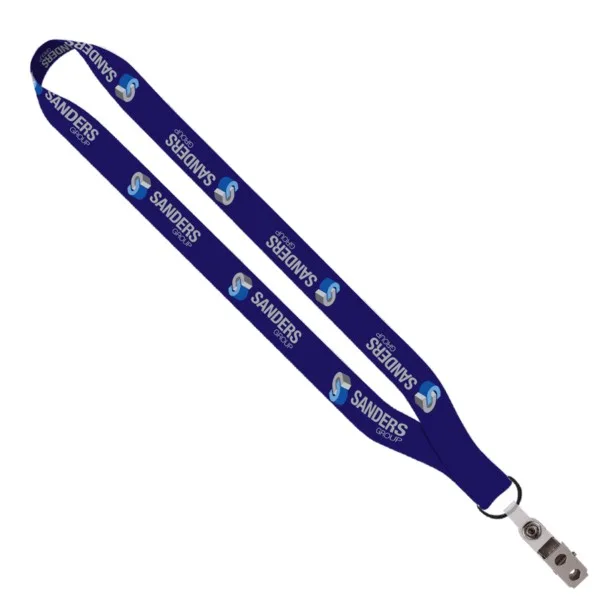1" Polyester Dye Sublimated Lanyard view 4