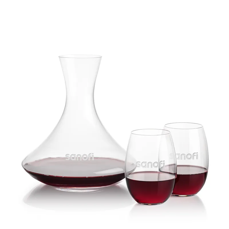 Carafe & 2 Stemless