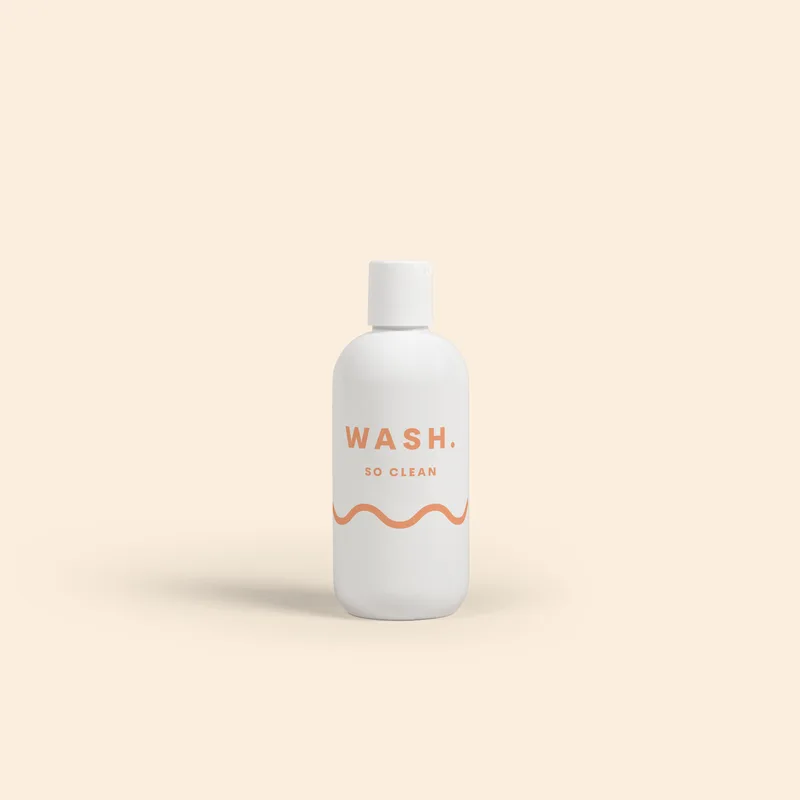8 Oz Wash With Push-Pull Cap - Direct Print view 3