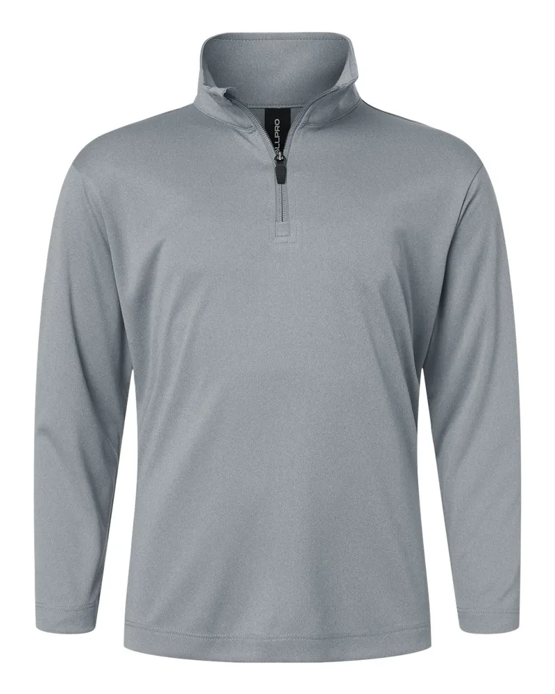 AllPro™ Pro-Lock Youth Performance Quarter-Zip Pullover Sweater view 7