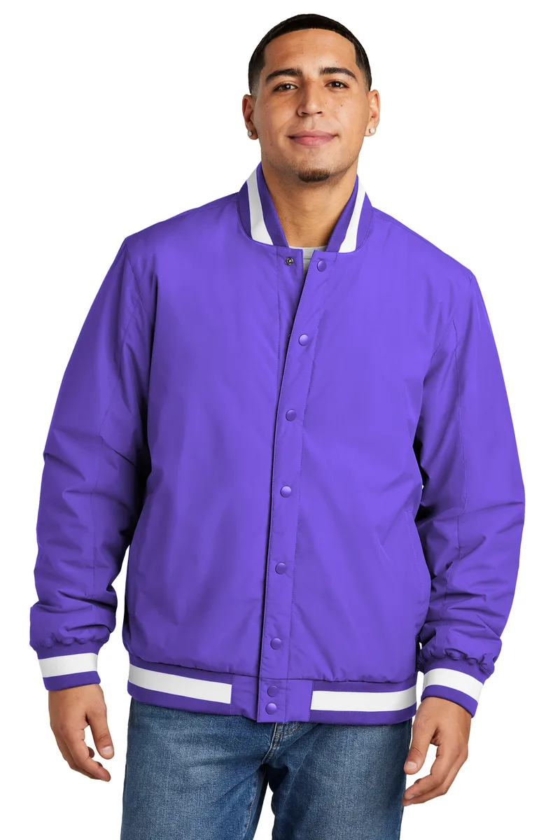 Sport-Tek® Insulated Varsity Jacket view 5