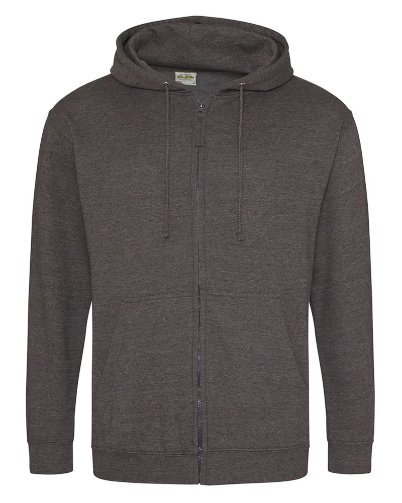 ALL WE DO is Men's Midweight College Full-Zip Hooded Sweatshirt view 2