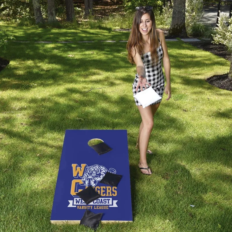 Wood Cornhole with 8 Bean Bags view 2
