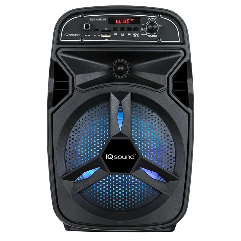 Supersonic 8" Portable Bluetooth Speaker W/True Wireless Stereo