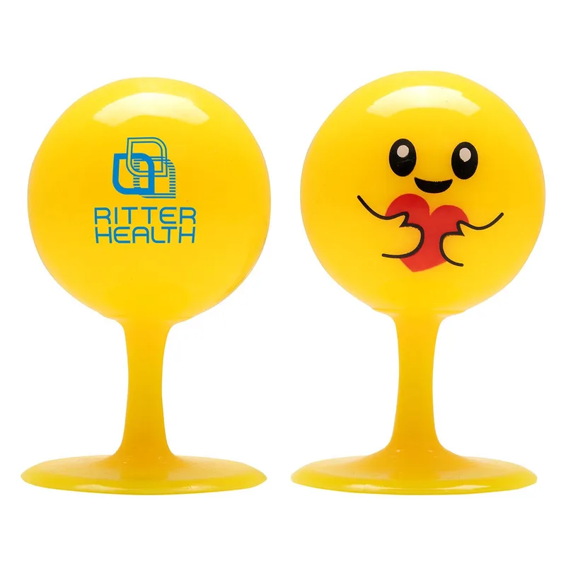 Emoji Bopper Desk Ball with Suction Cup