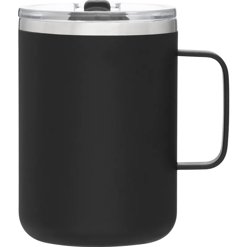 16.9 oz Camper Travel Mug (Matte Black) view 2