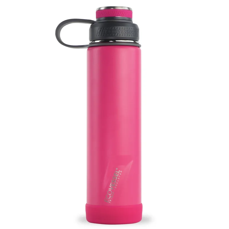 EcoVessel Boulder 24 Oz Trimax® Insulated Ss Water Bottle - Wild Magenta