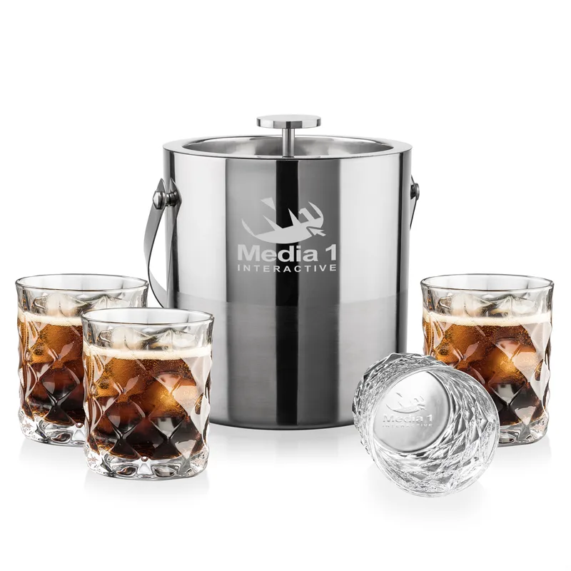 Catania Bucket Set, Laser Engraving, Set of 5