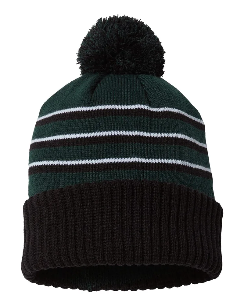 Dark Green/Black/White