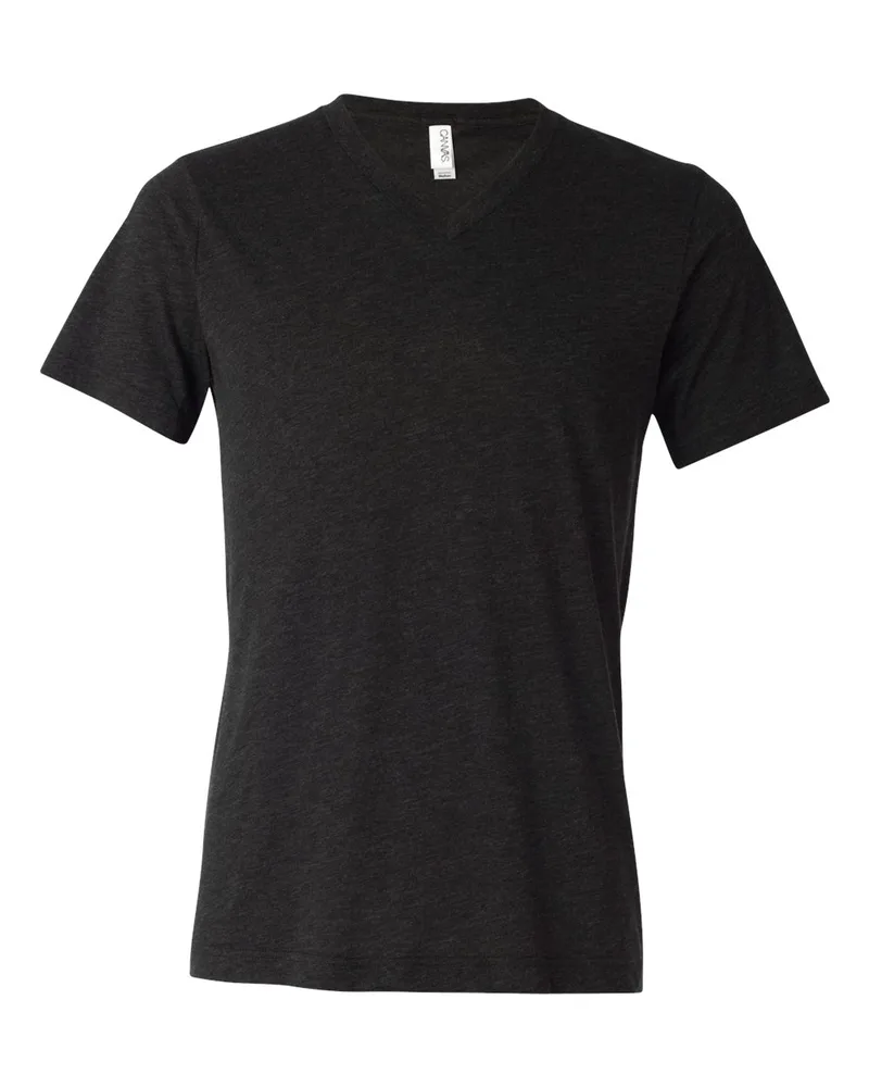 Bella+Canvas® Unisex Triblend V-Neck Short Sleeve T-Shirt view 3