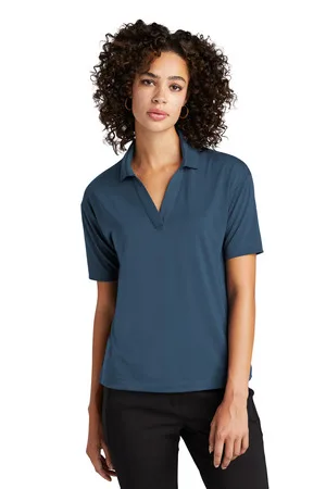 Mercer+Mettle® Women's Stretch Jersey Polo view 2