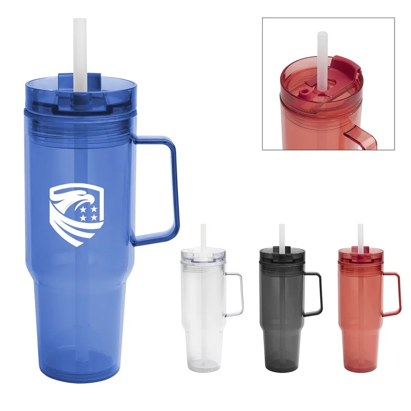 40 Oz. Intrepid Recycled As Double Wall Tumbler view 2