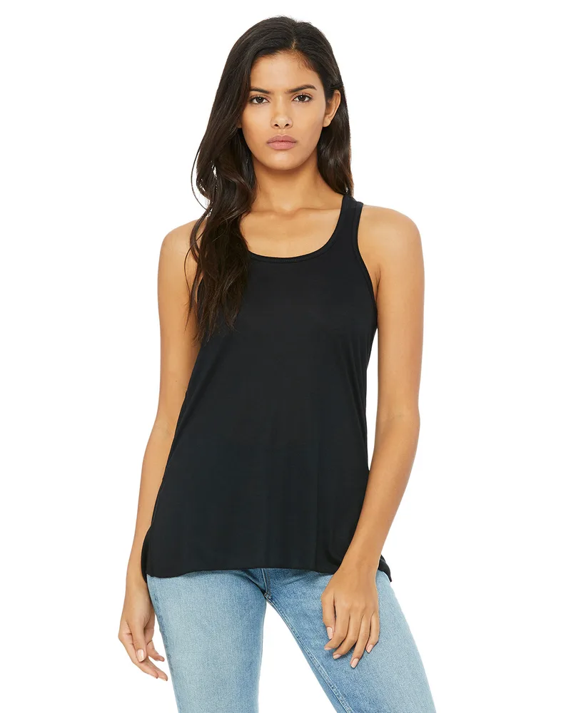 BELLA+CANVAS Ladies' Flowy Racerback Tank view 2