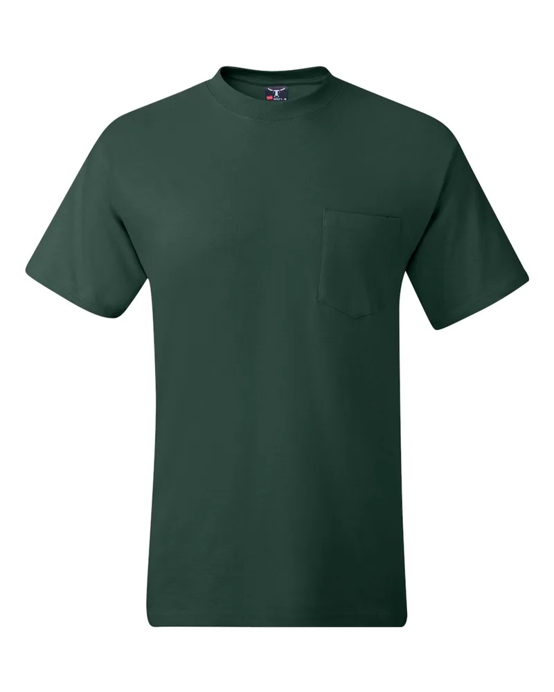 Hanes® Men's Beefy-T® Pocket T-Shirt view 6