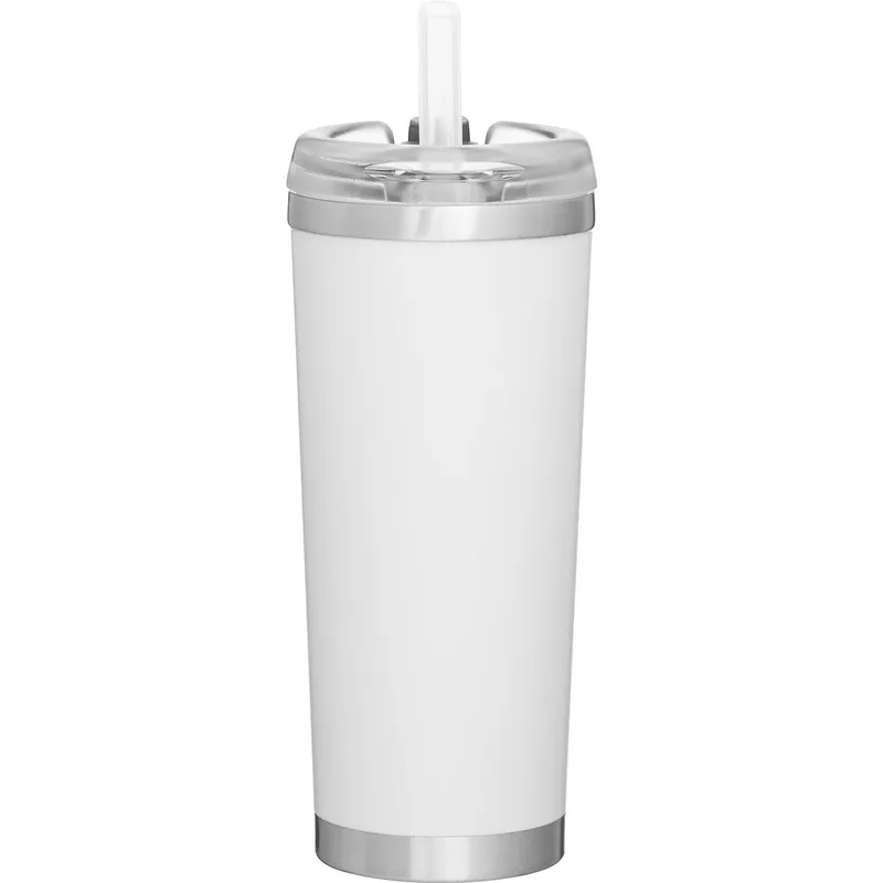 24 oz Brooklyn Travel Tumbler (Matte White) view 2