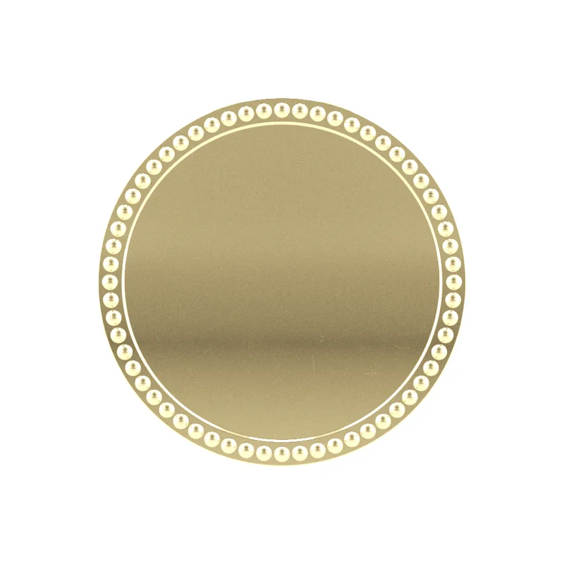 Vibraprint® Round Decorative Boarder Lapel Pins (1") view 2