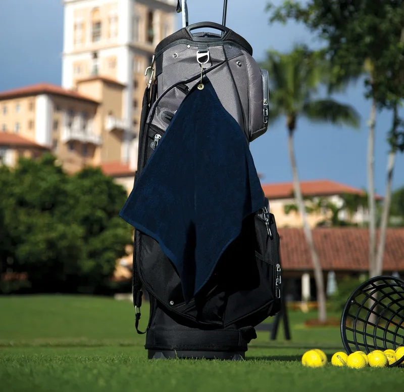 Jewel Collection Soft Touch Golf Towel (Screen Print) view 2