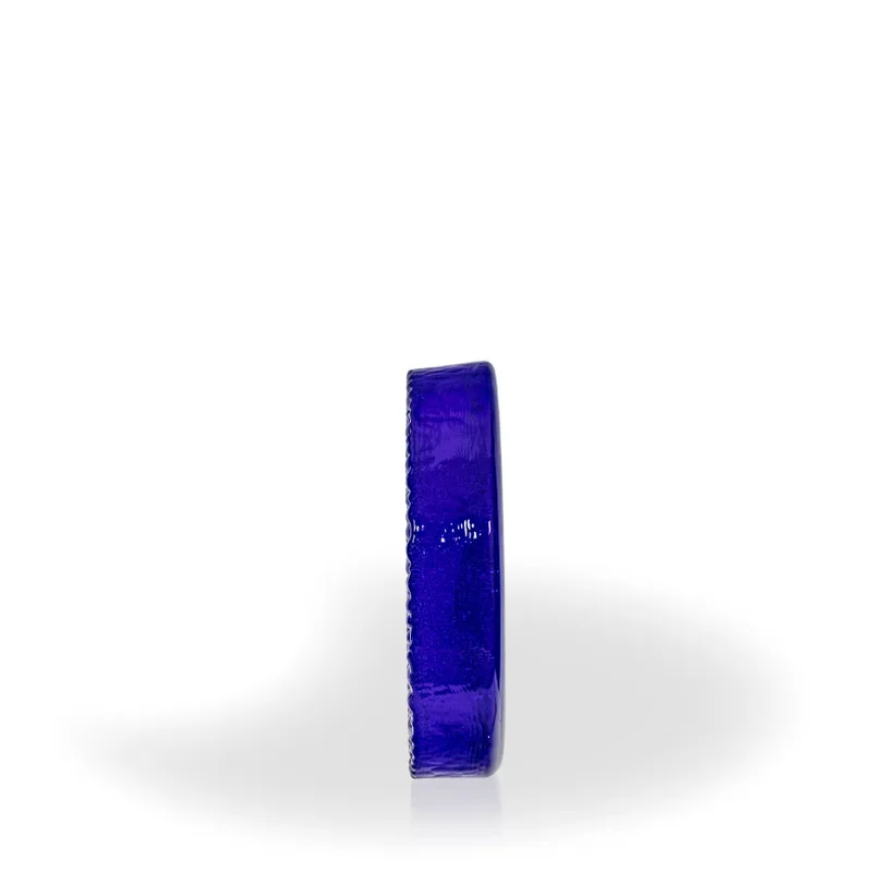 Sulu Raindrop Cobalt Recycled Glass Award, 5.25" view 3