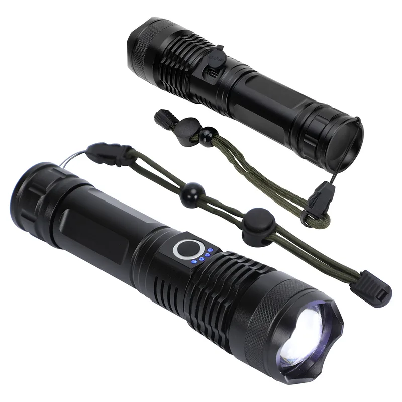 Best Buddy Tools ® Zoom Rechargeable Aluminum Telescopic-Focus LED Flas view 2