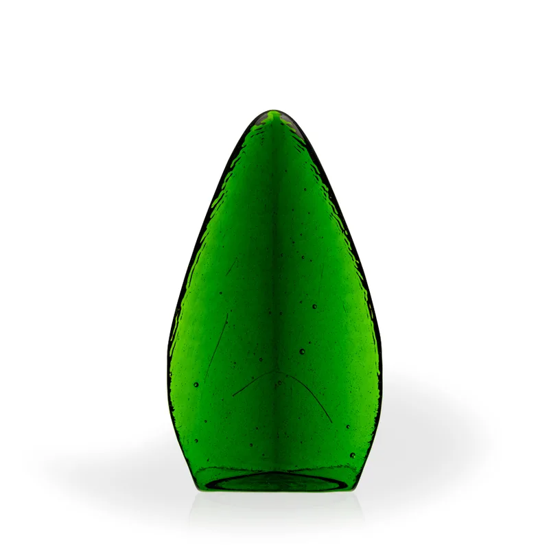 Apogee Emerald Recycled Glass Tower Award, 10.5" view 2