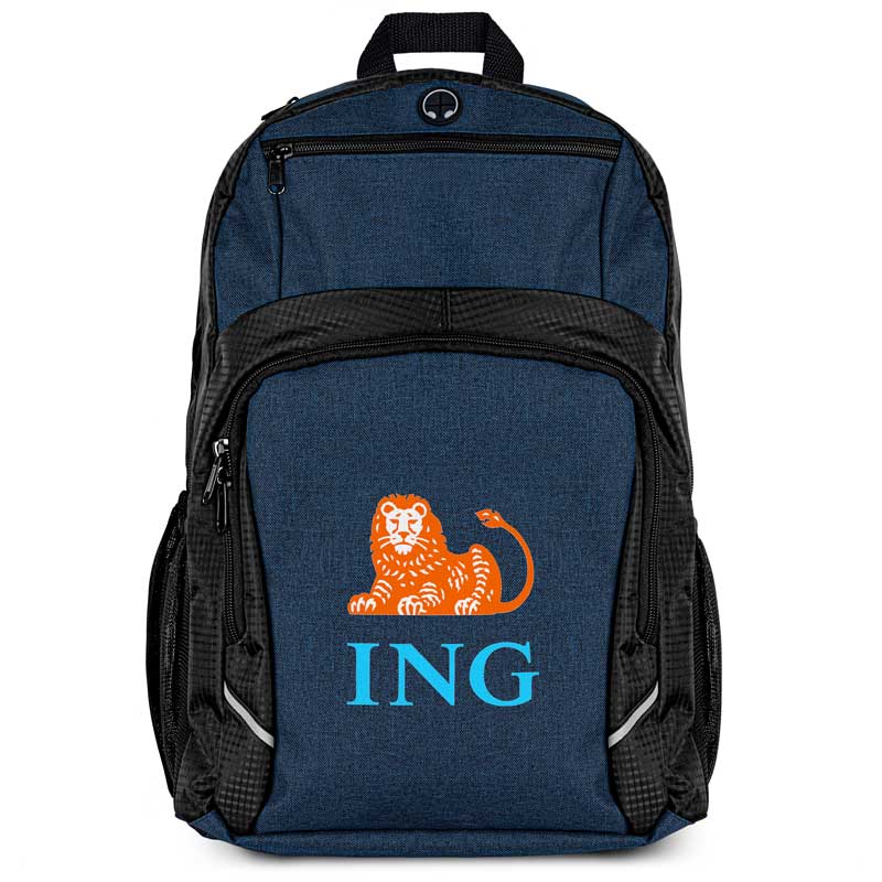 Navy Blue/Black Logo Front