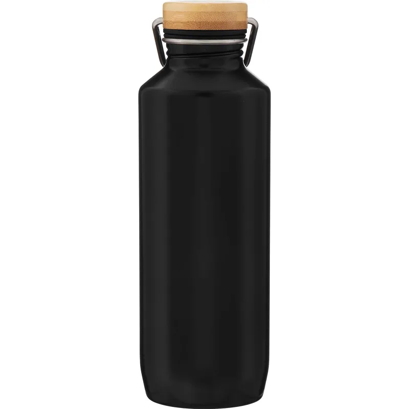 25 oz h2go Grove Water Bottle (Matte Black) view 2